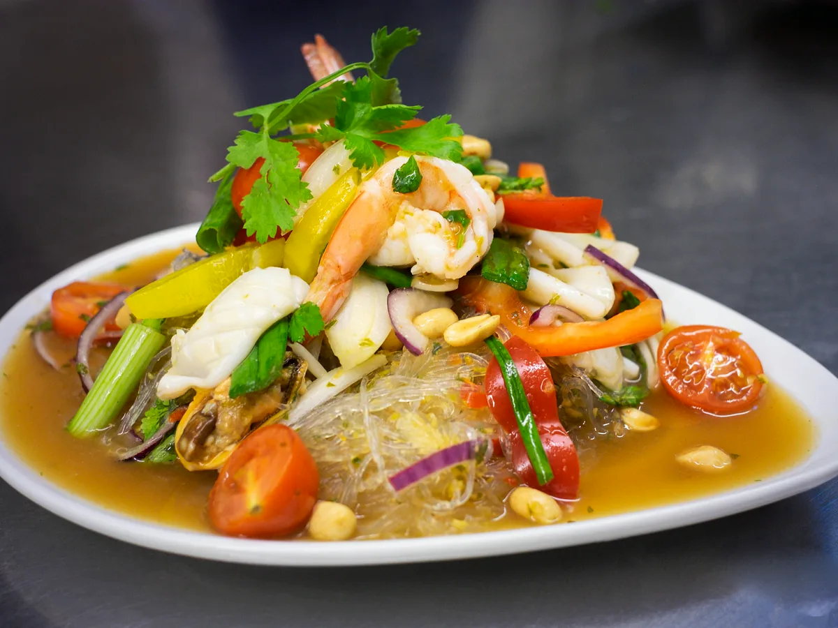 A plated dish from Yum Yum Thai's official gallery