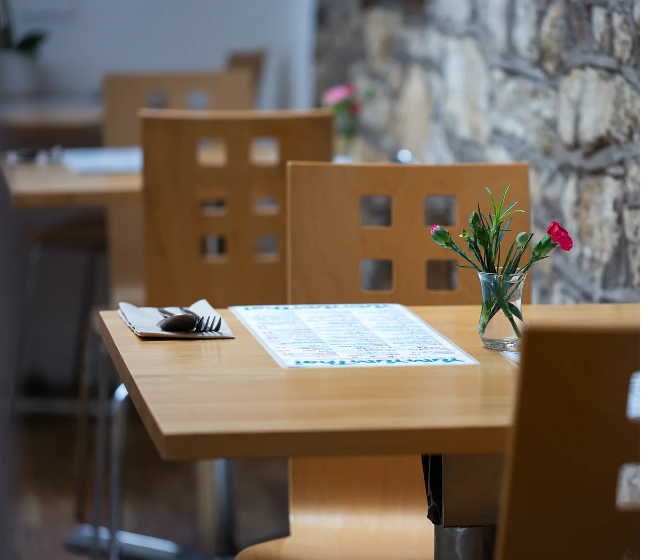 The real dining room at Yum Yum Thai