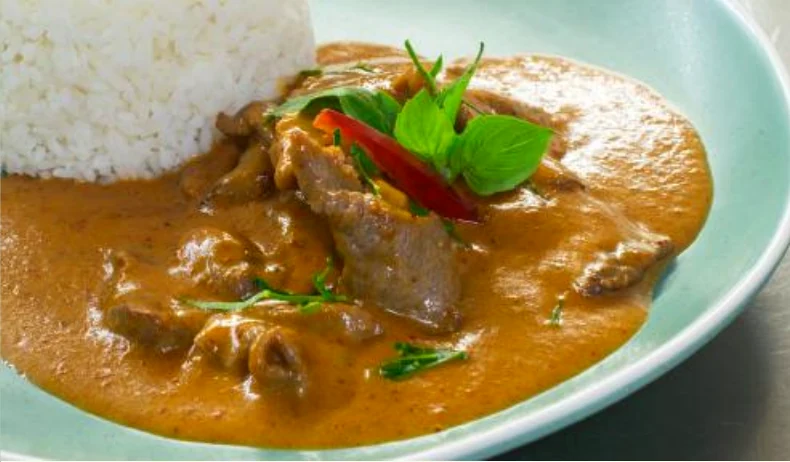 Panang curry from Yum Yum Thai's published menu
