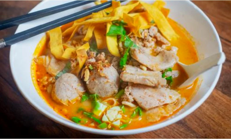 Guay Tiew Tom Yum from Yum Yum Thai's published menu